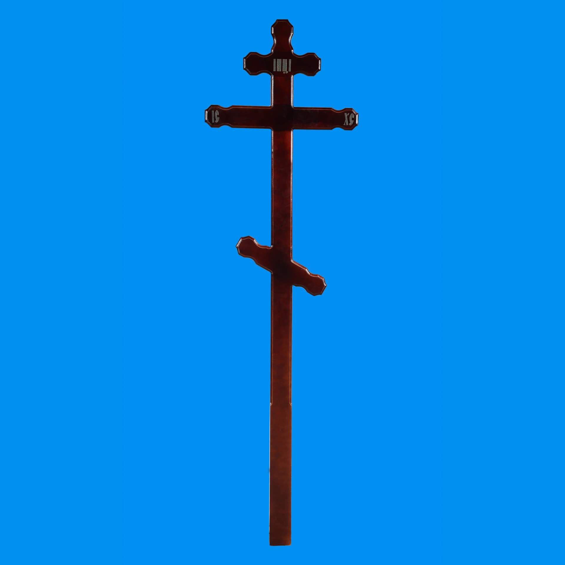 1212 Крест из сосны "Резной" 2,3м., 0,05х0,1м