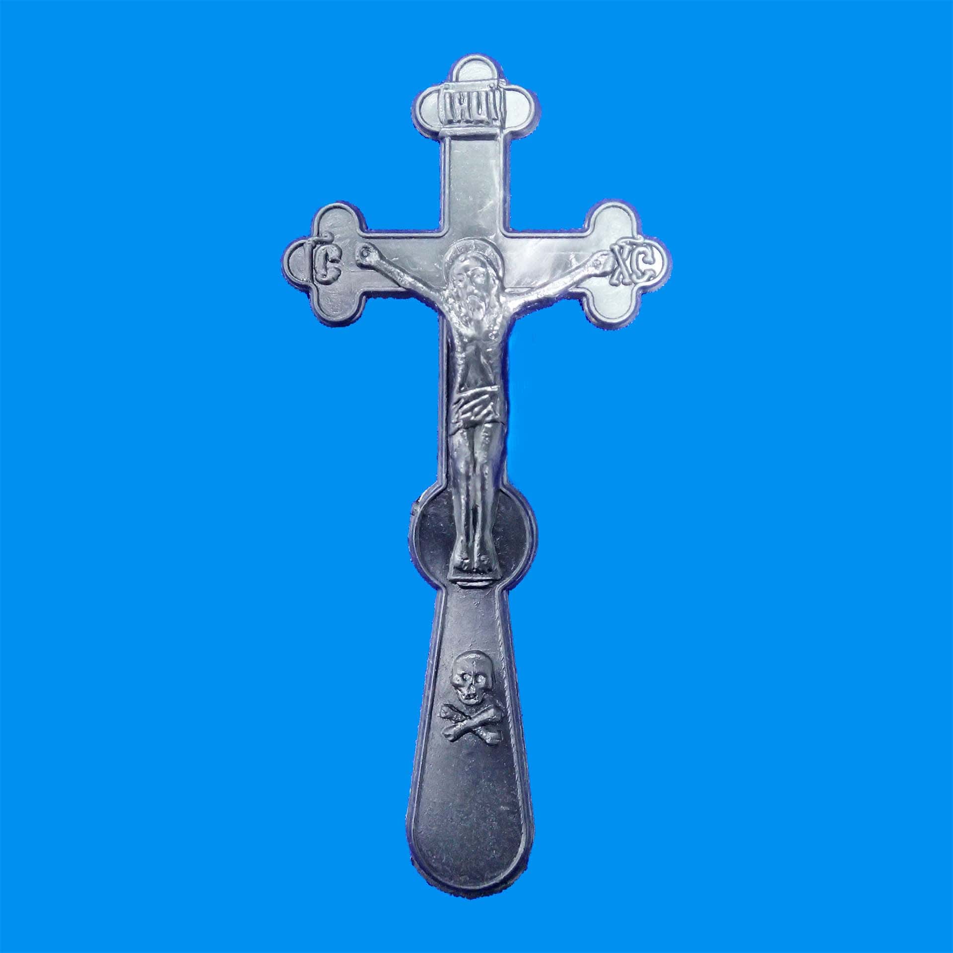 1730 Крест в руки из пластика "Церковный"