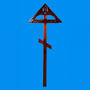 1206 Крест из сосны "Домик" 2,3м*0,05*0,1м